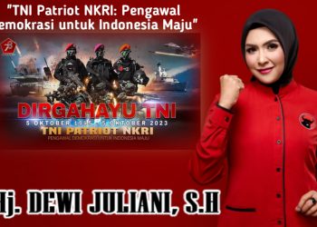 HUT TNI ke 78, Dewi Juliani Sampaikan Terimakasih Atas Dedikasi Prajurit