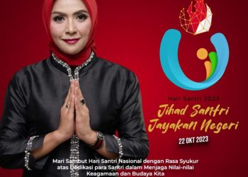 Hari Santri 2023, Dewi Juliani Berharap Santri Jaga Keutuhan NKRI