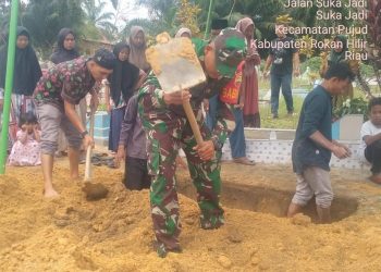 Babinsa Koramil 0321-06/Tanjung Medan Laksanakan Fardu Kifayah