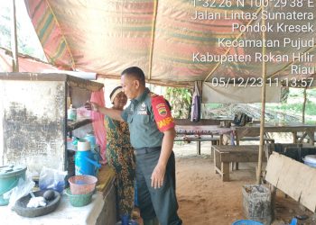 Babinsa Koramil 0321-06/TM Kembali Lakukan Pendampingan UMKM