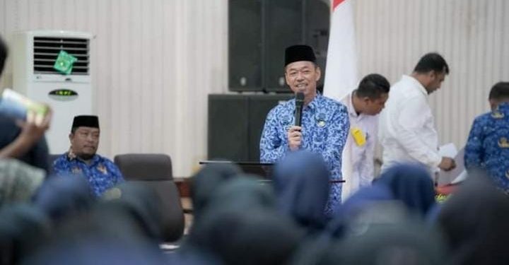 Bupati Rohill Buka Sosialisasi Peran Komite Sekolah Dalam Menjalin Kerjasama Dengan Sekolah