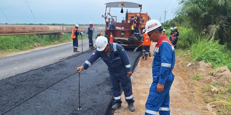 Lancar Jaya! Jalan Bangko-Pinang Kini Mulus dan Nyaman Dilintasi Berkat Sentuhan PHR