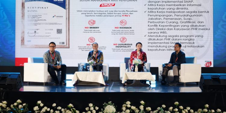 Jalankan Tata Kelola Perusahaan yang Baik, PHR Dorong Mitra Kerja Komitmen Terhadap Anti Korupsi