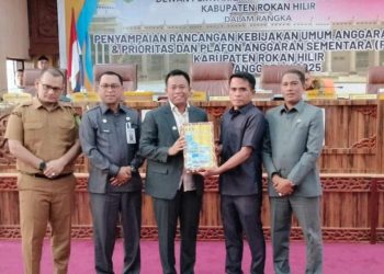 DPRD Rohil Terima R-KUA PPAS APBD 2025