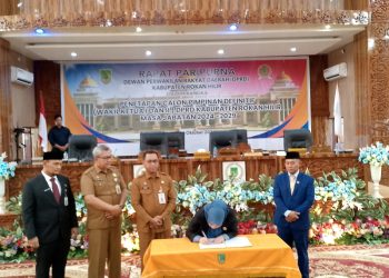 Maston dan Imam Suroso Ditetapkan Sebagai Wakil Pimpinan DPRD Rohil Defenitif