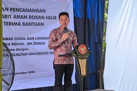 Bupati Rohil Launching dan Canangkan Kampung Patin Parit Aman Kecamatan Bangko