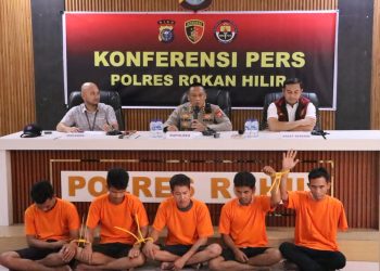 Sindikat Pencuri Kabel di Area Migas PHR Dibongkar Polres Rohil