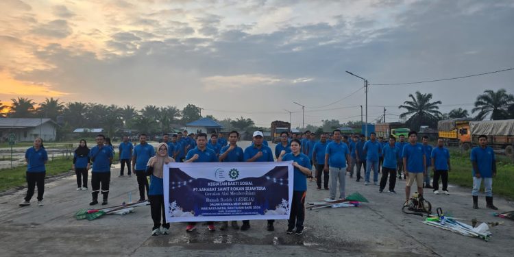 Wujud Kepedulian Sosial, PT Sahabat Sawit Rokan Sejahtera Gelar Bakti Sosial di Enam Gereja