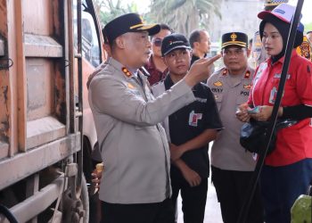 Kapolres Rohil Cek Stok BBM di Dua SPBU, Pastikan Pasokan Aman Selama Operasi Lilin 2025
