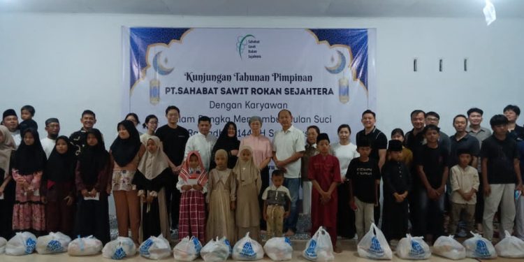 Jelang Ramadan, PT SSRS Turun Langsung Santuni Puluhan Anak Yatim di Sekitar Pabrik