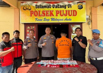 Sepekan Empat Kasus, Polsek Pujud Ringkus Residivis dengan Sabu 4 Gram dan Ekstasi