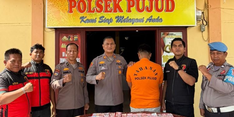 Sepekan Empat Kasus, Polsek Pujud Ringkus Residivis dengan Sabu 4 Gram dan Ekstasi