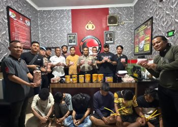 Polres Rohil Sita 8.136 Butir Ekstasi, Salah Satu Tersangka Warga Panipahan