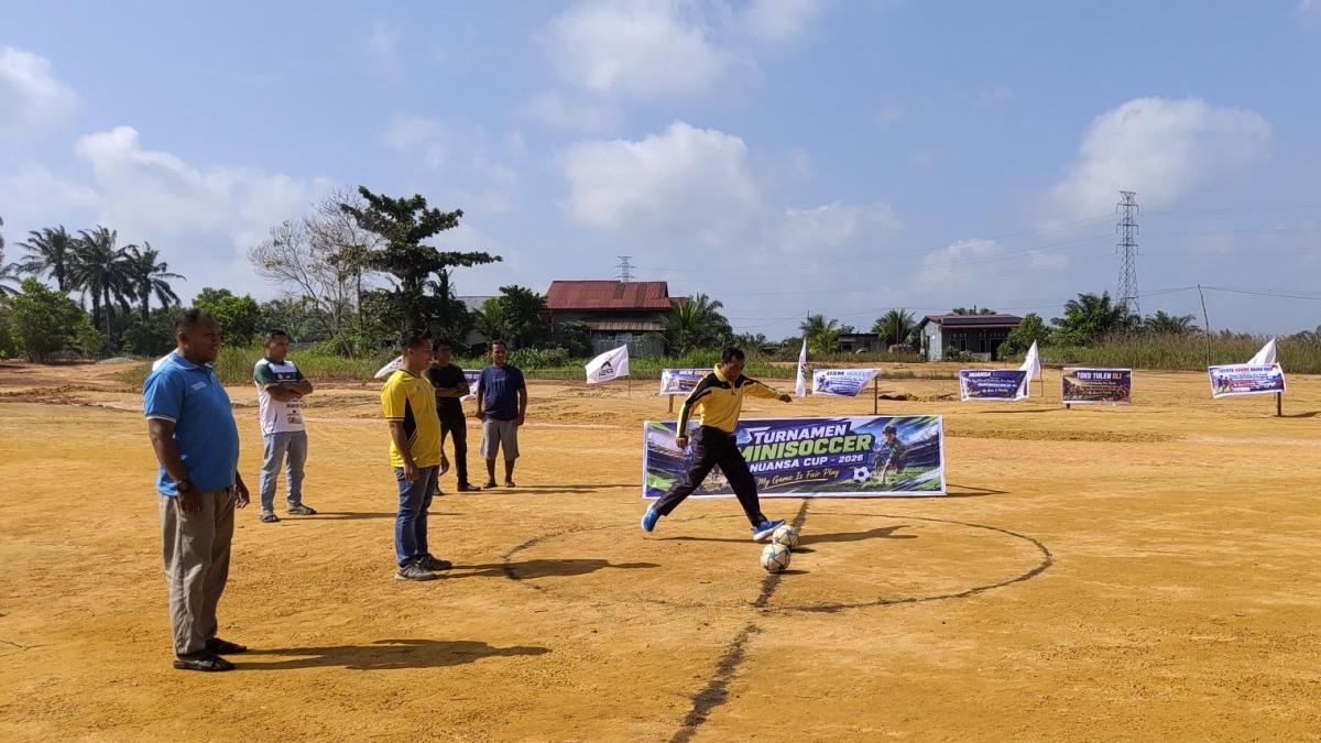 Lurah Bahtera Makmur Kota Buka Turnamen Minisoccer Nuansa Cup 2026