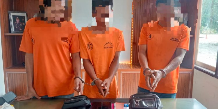 Polsek Pujud Bongkar Peredaran Sabu 40 Gram, Tiga Pria Diciduk