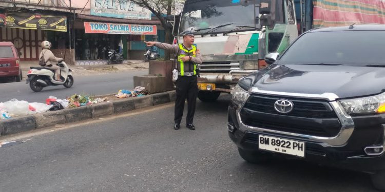Polsek Bagan Sinembah Perkuat Pelayanan Pagi, Personel Turun Atur Lalu Lintas di Titik Rawan