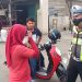 Udara Bagan Batu Mulai Diselimuti Asap, Polsek Bagan Sinembah Bagikan Masker dan Imbau Warga
