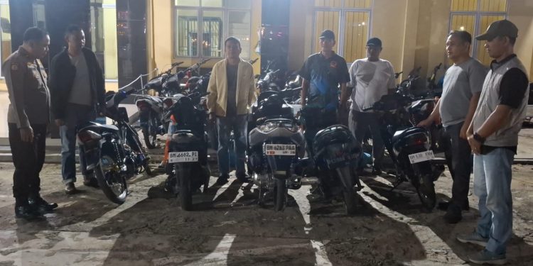 Balap Liar Kembali Marak, Polisi Amankan 5 Motor di Bagan Batu