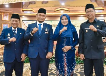 Dilantik Jadi Sekda Rohil, Sarman Syahroni Ditantang Benahi Birokrasi dan Keuangan Daerah