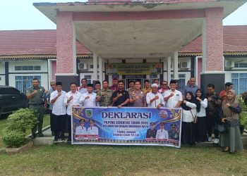 Kapolsek Bagan Sinembah Hadiri Deklarasi Damai Pilpeng 2026, Calon Penghulu Diajak Jaga Persatuan