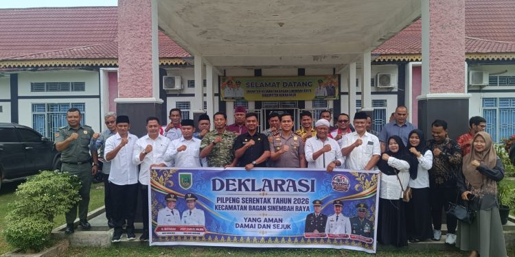 Kapolsek Bagan Sinembah Hadiri Deklarasi Damai Pilpeng 2026, Calon Penghulu Diajak Jaga Persatuan