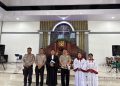 Minggu Kasih di Gereja HKBP Pardomuan, Polsek Bukit Kapur Ajak Jemaat Jaga Kerukunan dan Tangkal Hoaks