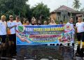 KONI Rohil Salurkan Bantuan untuk Korban Banjir Bagansiapiapi
