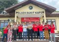 Silaturahmi dengan PBB, Kapolsek Bukit Kapur Ajak Bersinergi Jaga Kamtibmas